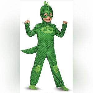 Disguise Gekko Classic Toddler PJ Masks Costume, Medium/3T-4T, Green